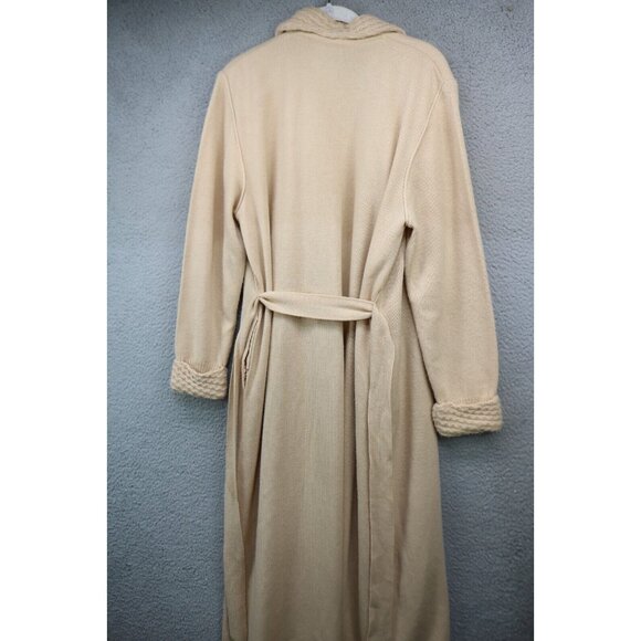 Artesania J & C Madrid Long Sweater Robe-Size 46-Belted-Pockets - Picture 9 of 12